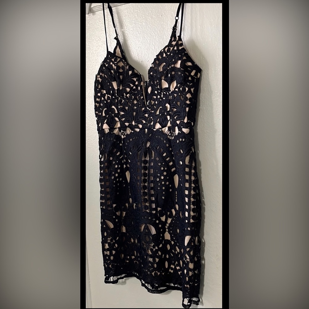 Intrigue Couture, Black lace couture dress